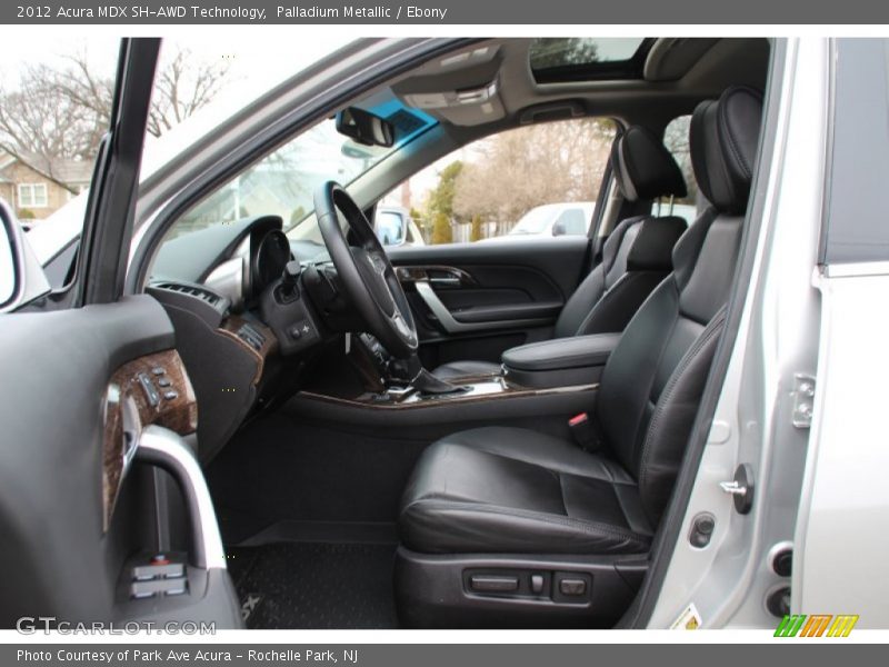 Palladium Metallic / Ebony 2012 Acura MDX SH-AWD Technology