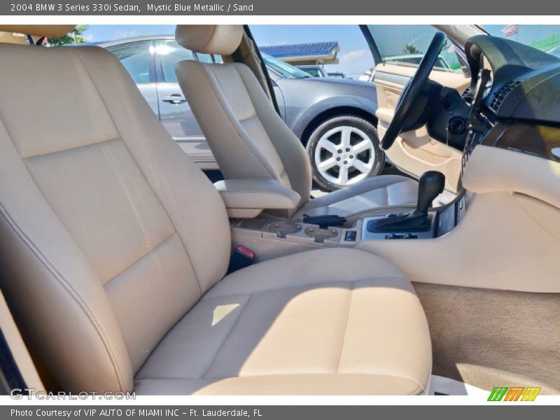 Mystic Blue Metallic / Sand 2004 BMW 3 Series 330i Sedan