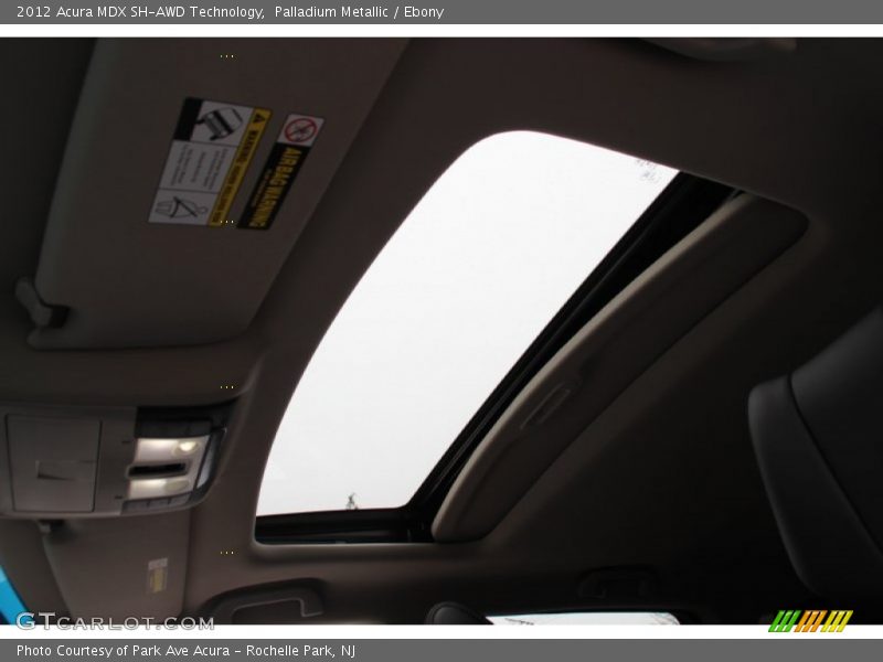 Palladium Metallic / Ebony 2012 Acura MDX SH-AWD Technology