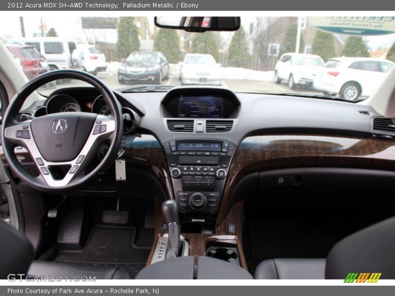 Palladium Metallic / Ebony 2012 Acura MDX SH-AWD Technology