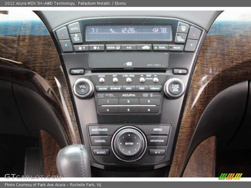 Palladium Metallic / Ebony 2012 Acura MDX SH-AWD Technology