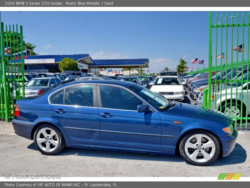 Mystic Blue Metallic / Sand 2004 BMW 3 Series 330i Sedan
