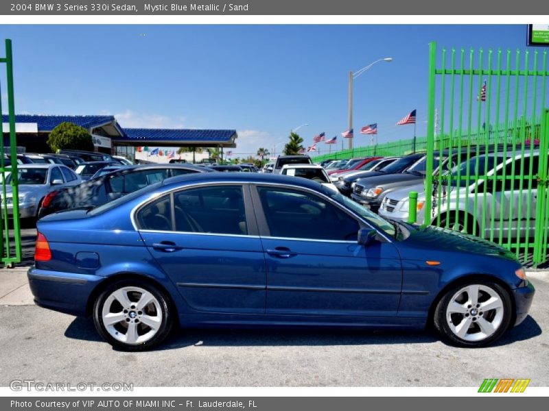Mystic Blue Metallic / Sand 2004 BMW 3 Series 330i Sedan