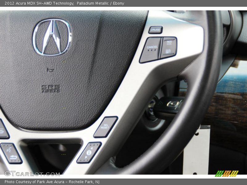 Palladium Metallic / Ebony 2012 Acura MDX SH-AWD Technology