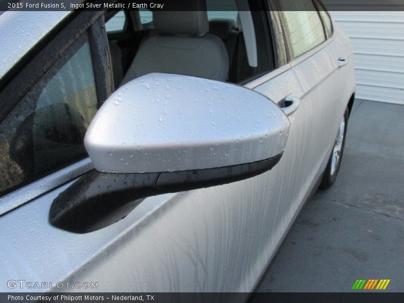 Ingot Silver Metallic / Earth Gray 2015 Ford Fusion S