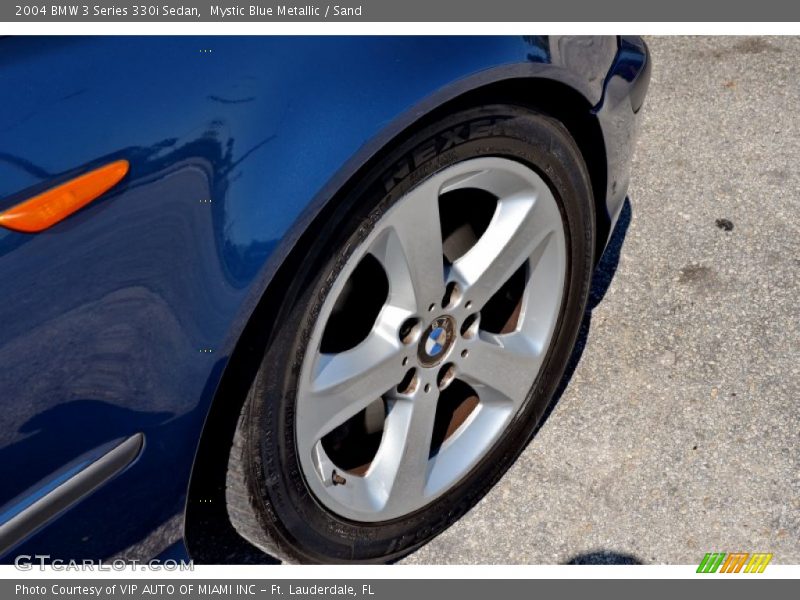 Mystic Blue Metallic / Sand 2004 BMW 3 Series 330i Sedan
