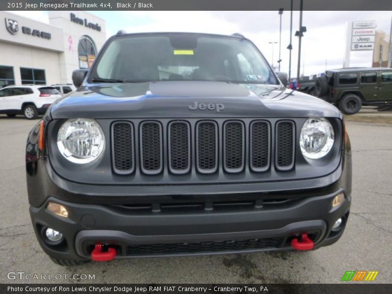 Black / Black 2015 Jeep Renegade Trailhawk 4x4