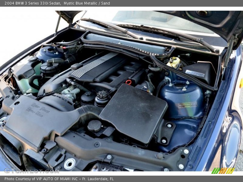 Mystic Blue Metallic / Sand 2004 BMW 3 Series 330i Sedan