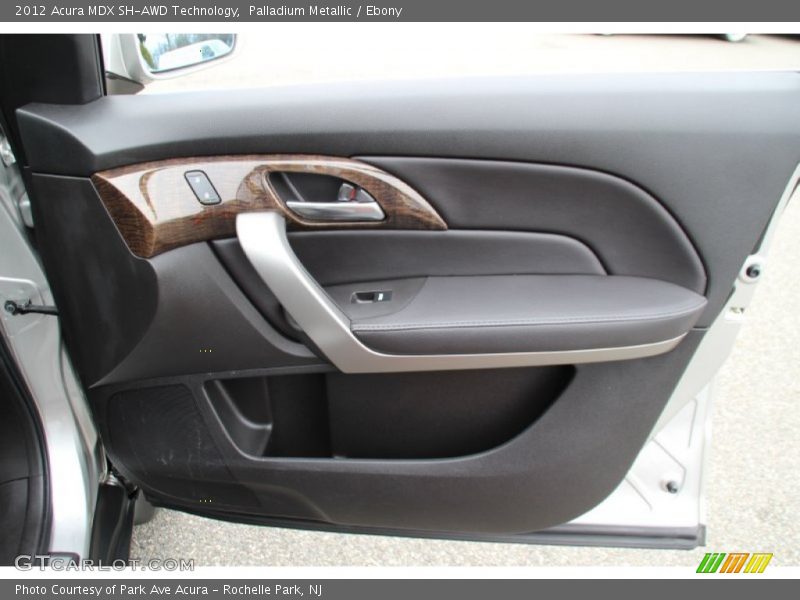 Palladium Metallic / Ebony 2012 Acura MDX SH-AWD Technology