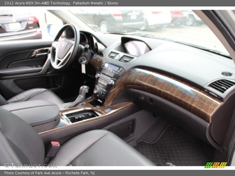 Palladium Metallic / Ebony 2012 Acura MDX SH-AWD Technology