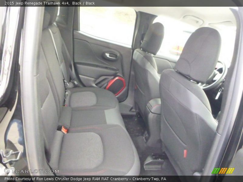 Rear Seat of 2015 Renegade Trailhawk 4x4