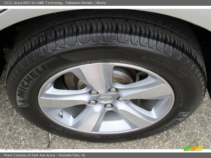 Palladium Metallic / Ebony 2012 Acura MDX SH-AWD Technology