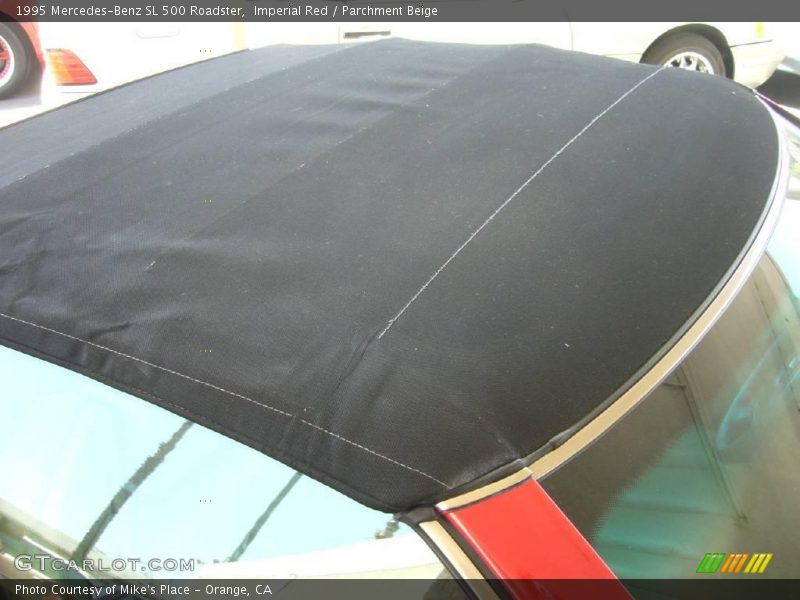 Imperial Red / Parchment Beige 1995 Mercedes-Benz SL 500 Roadster
