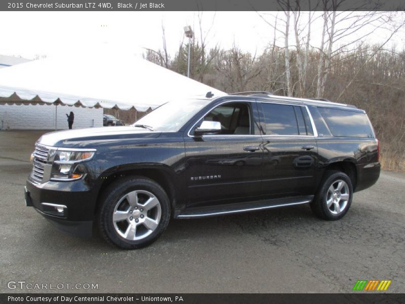 Black / Jet Black 2015 Chevrolet Suburban LTZ 4WD