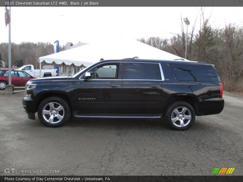 Black / Jet Black 2015 Chevrolet Suburban LTZ 4WD