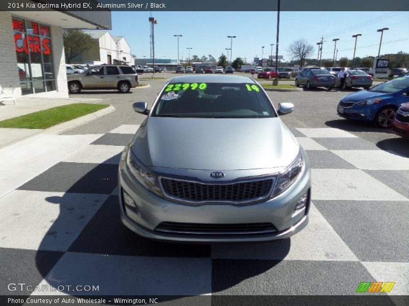 Aluminum Silver / Black 2014 Kia Optima Hybrid EX