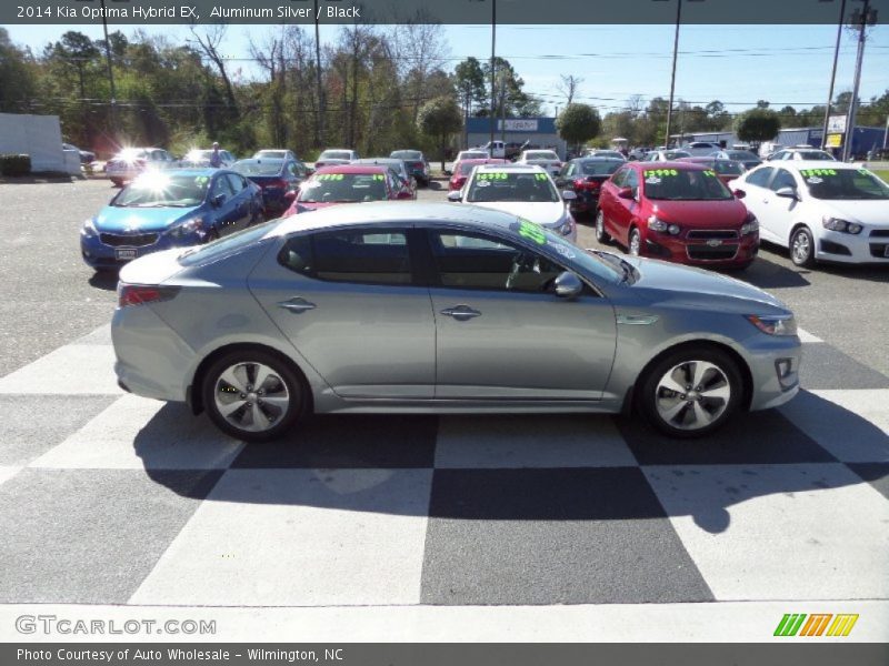 Aluminum Silver / Black 2014 Kia Optima Hybrid EX