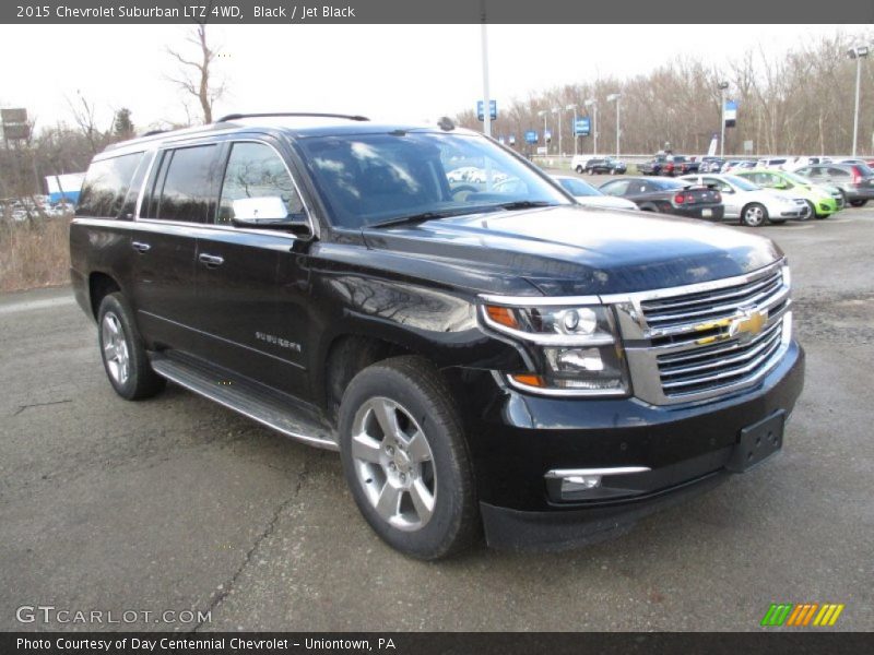 Black / Jet Black 2015 Chevrolet Suburban LTZ 4WD
