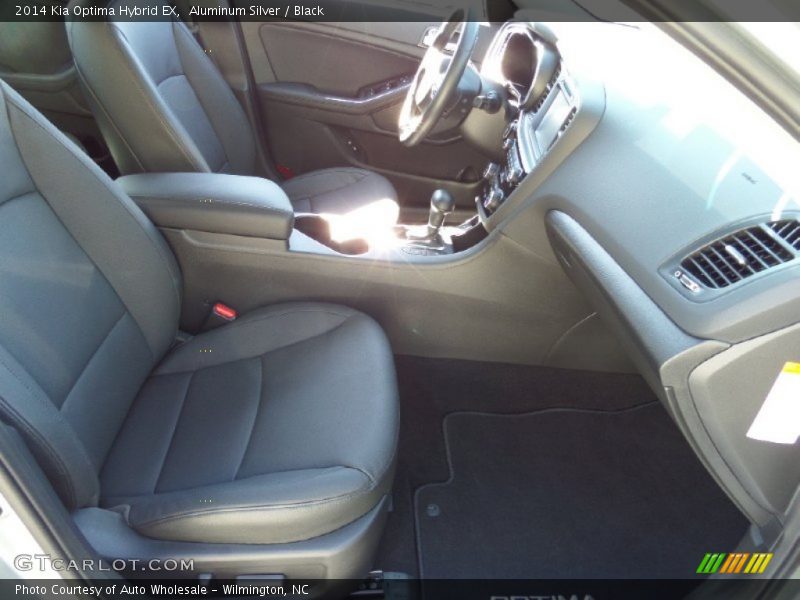 Aluminum Silver / Black 2014 Kia Optima Hybrid EX
