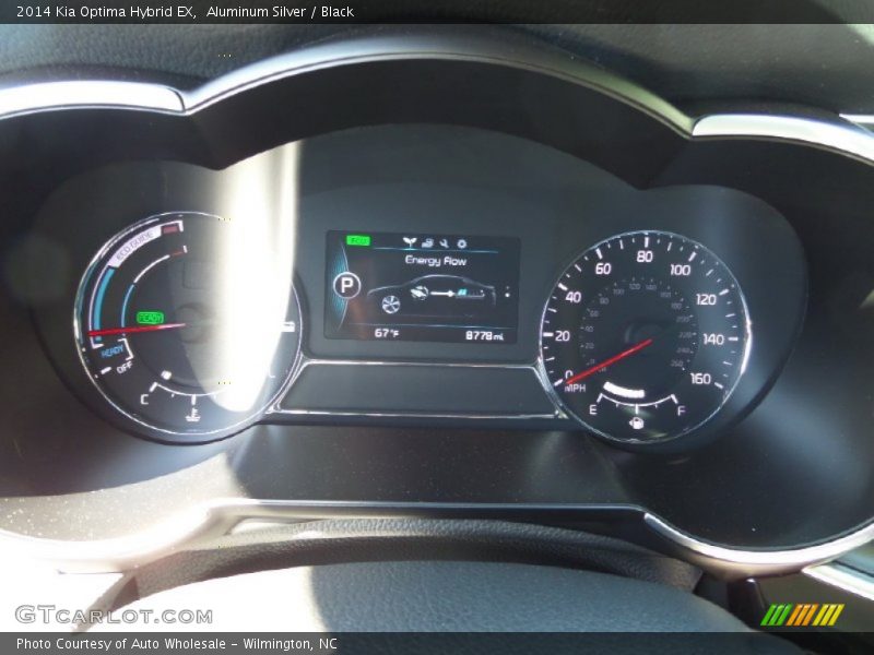 Aluminum Silver / Black 2014 Kia Optima Hybrid EX