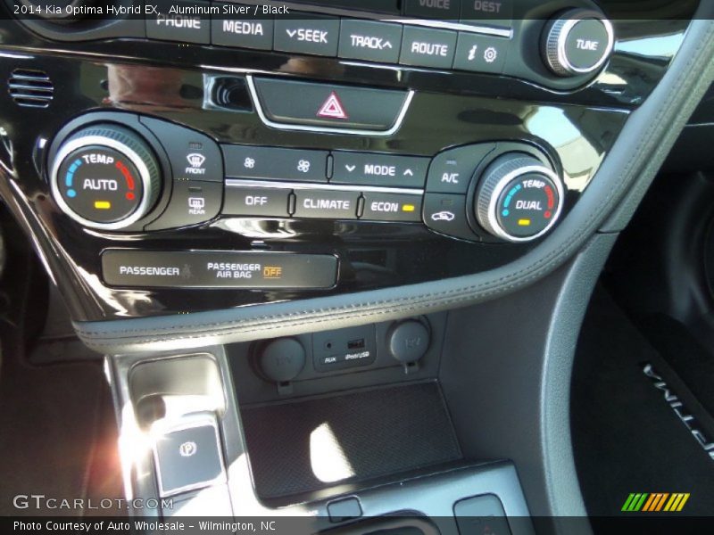 Aluminum Silver / Black 2014 Kia Optima Hybrid EX