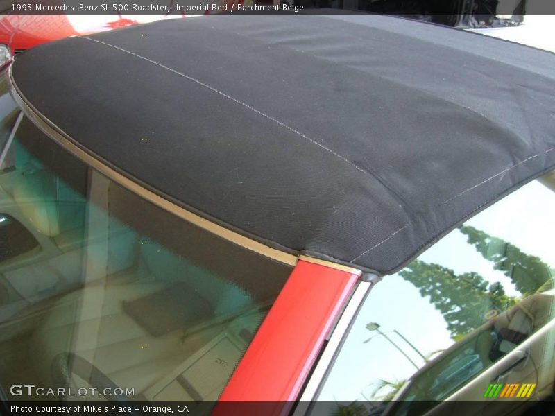 Imperial Red / Parchment Beige 1995 Mercedes-Benz SL 500 Roadster