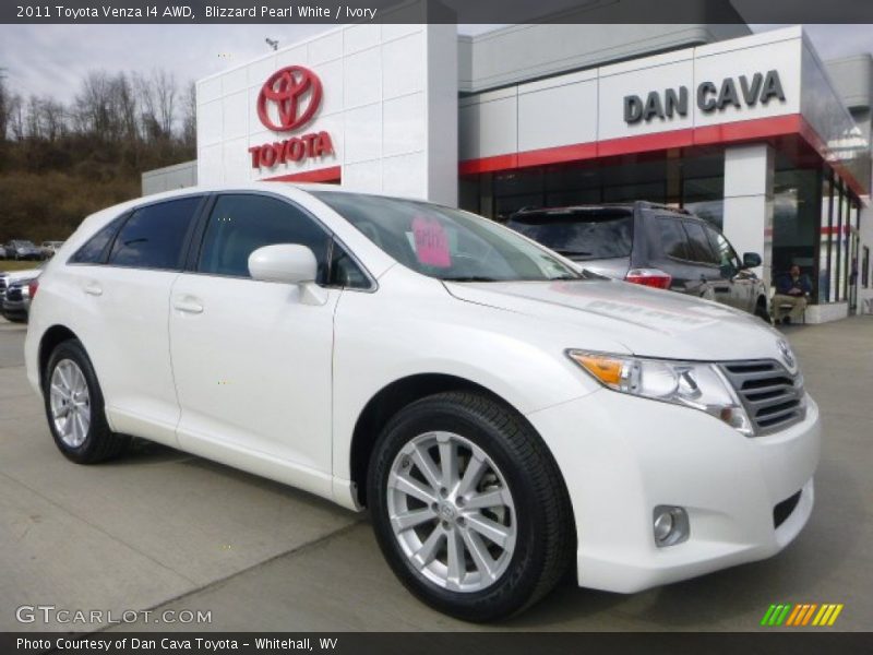 Blizzard Pearl White / Ivory 2011 Toyota Venza I4 AWD