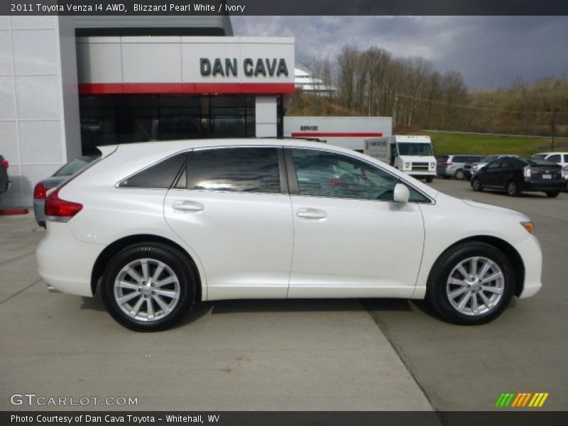 Blizzard Pearl White / Ivory 2011 Toyota Venza I4 AWD