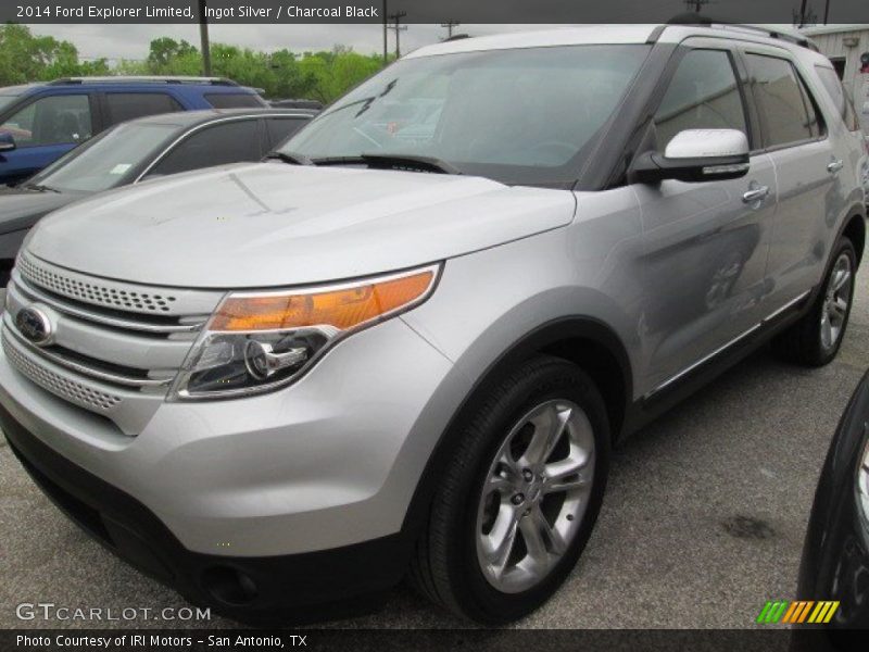 Ingot Silver / Charcoal Black 2014 Ford Explorer Limited