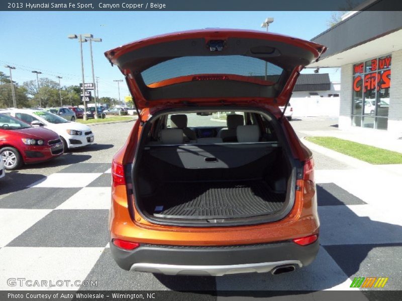 Canyon Copper / Beige 2013 Hyundai Santa Fe Sport