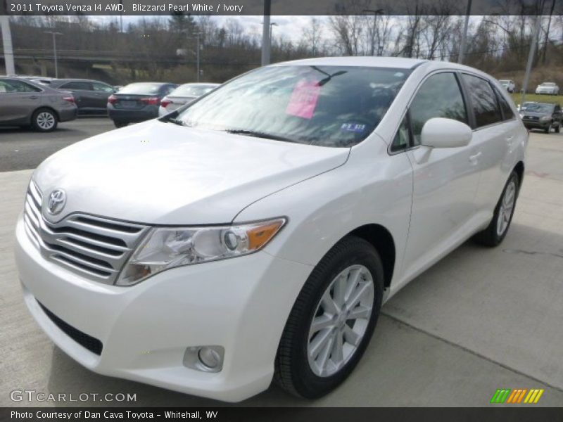 Blizzard Pearl White / Ivory 2011 Toyota Venza I4 AWD