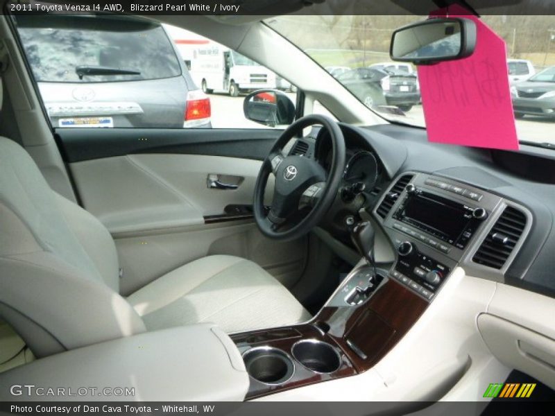 Blizzard Pearl White / Ivory 2011 Toyota Venza I4 AWD