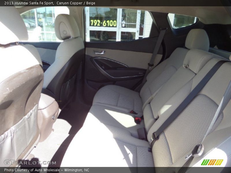 Canyon Copper / Beige 2013 Hyundai Santa Fe Sport