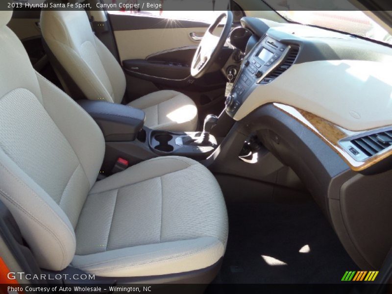 Canyon Copper / Beige 2013 Hyundai Santa Fe Sport