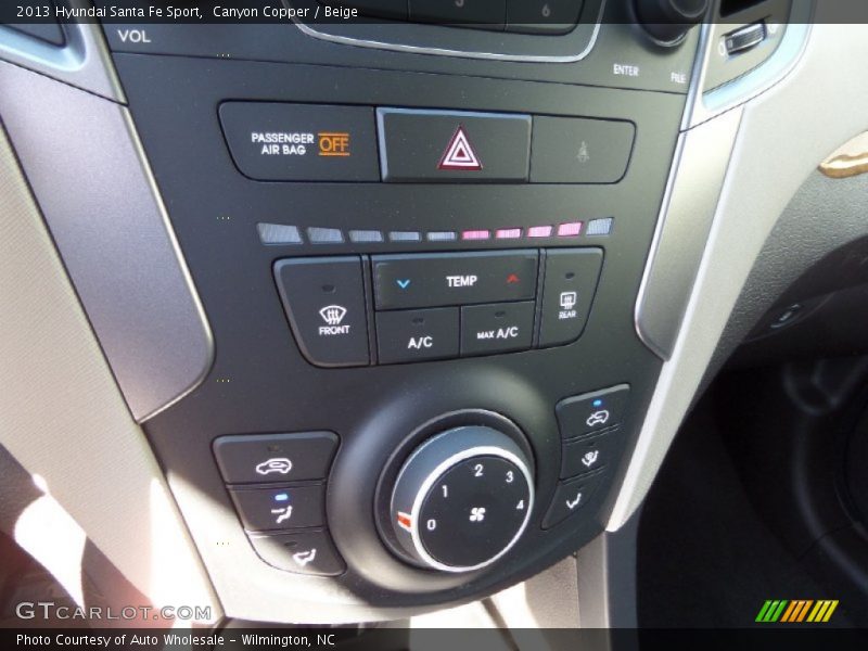 Canyon Copper / Beige 2013 Hyundai Santa Fe Sport