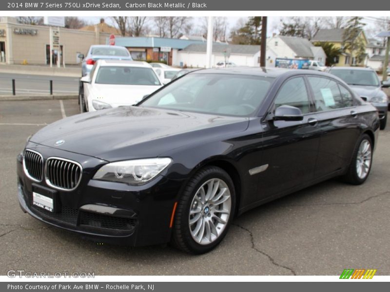Carbon Black Metallic / Black 2014 BMW 7 Series 750Li xDrive Sedan