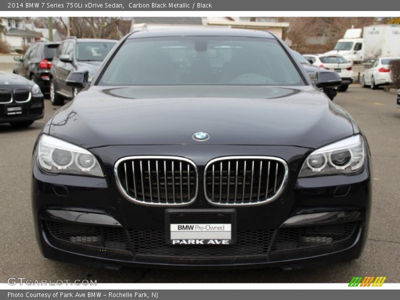 Carbon Black Metallic / Black 2014 BMW 7 Series 750Li xDrive Sedan