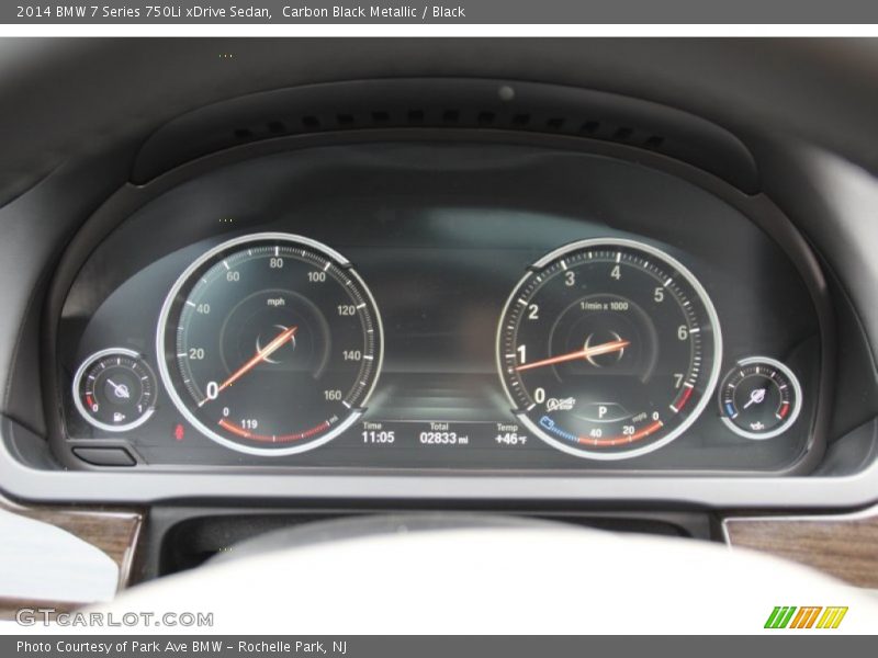 Carbon Black Metallic / Black 2014 BMW 7 Series 750Li xDrive Sedan