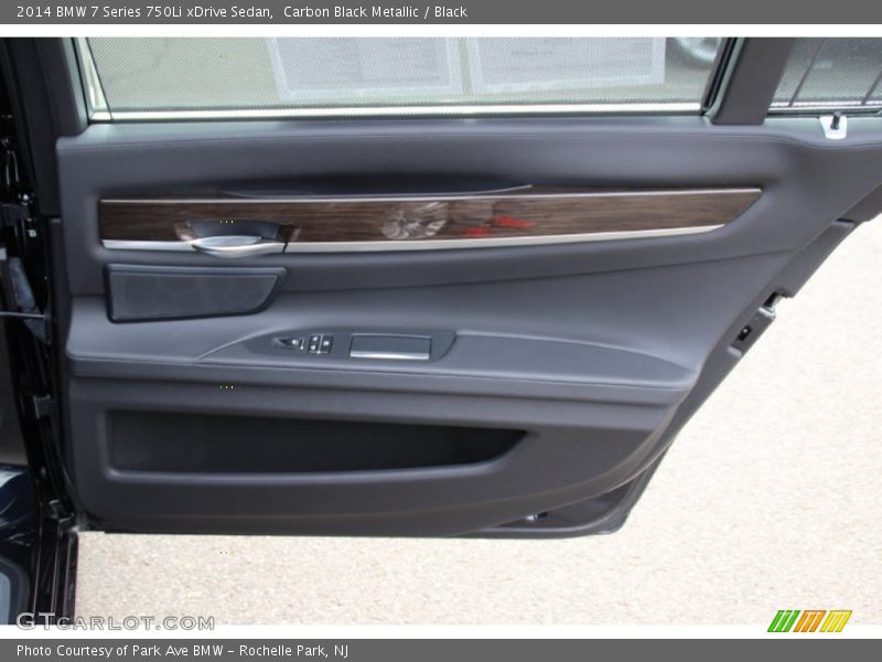 Carbon Black Metallic / Black 2014 BMW 7 Series 750Li xDrive Sedan