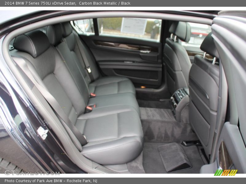 Carbon Black Metallic / Black 2014 BMW 7 Series 750Li xDrive Sedan