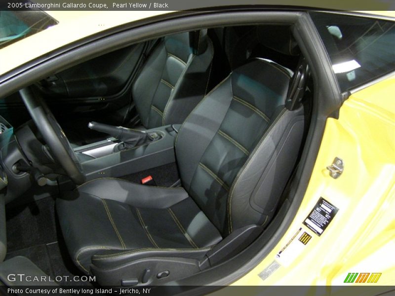 Pearl Yellow / Black 2005 Lamborghini Gallardo Coupe