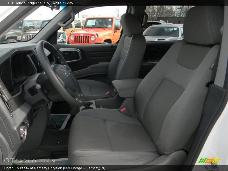 White / Gray 2011 Honda Ridgeline RTS