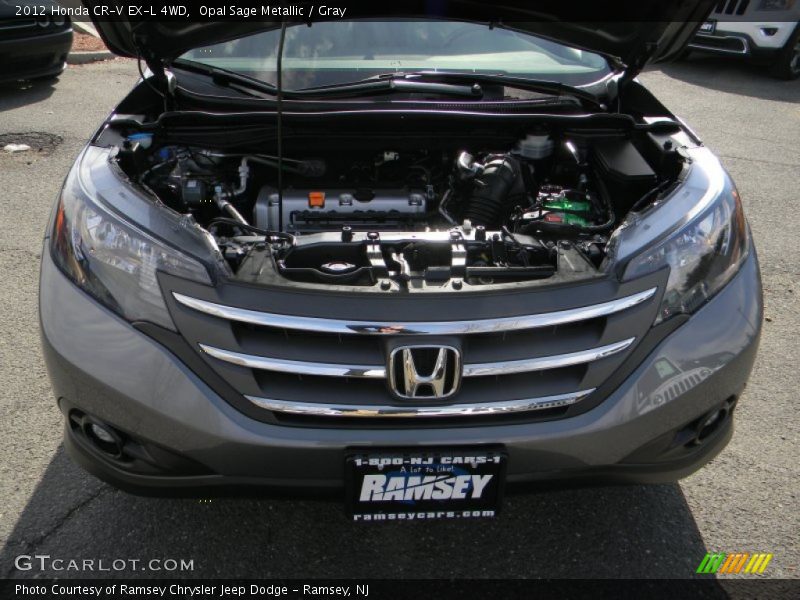 Opal Sage Metallic / Gray 2012 Honda CR-V EX-L 4WD