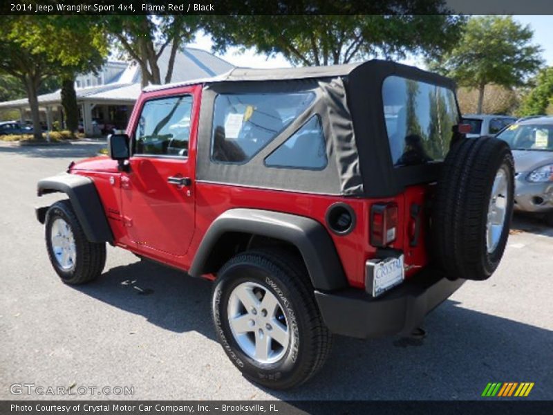 Flame Red / Black 2014 Jeep Wrangler Sport 4x4