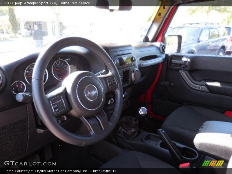 Flame Red / Black 2014 Jeep Wrangler Sport 4x4