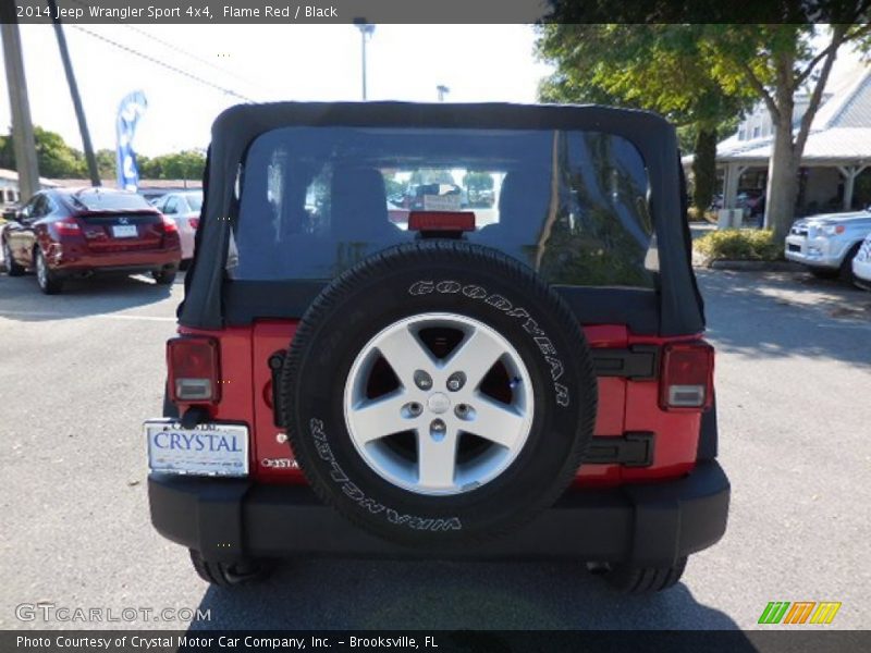 Flame Red / Black 2014 Jeep Wrangler Sport 4x4