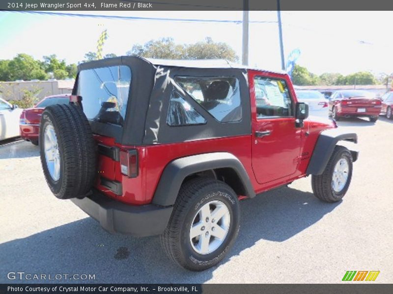 Flame Red / Black 2014 Jeep Wrangler Sport 4x4