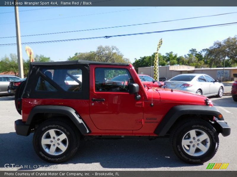 Flame Red / Black 2014 Jeep Wrangler Sport 4x4