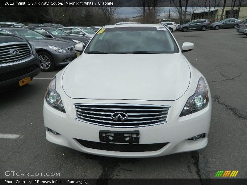 Moonlight White / Graphite 2013 Infiniti G 37 x AWD Coupe