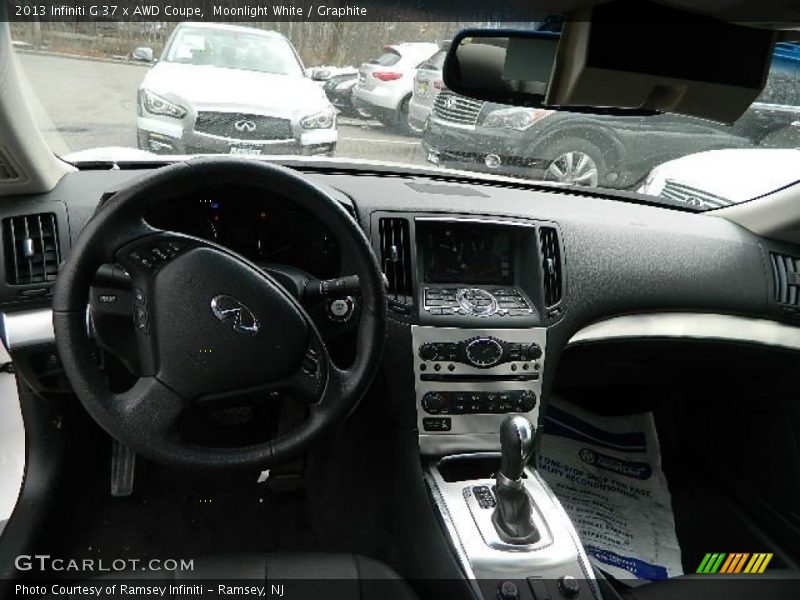 Moonlight White / Graphite 2013 Infiniti G 37 x AWD Coupe